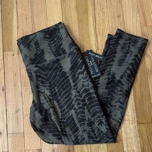 High Waist leggings snake print